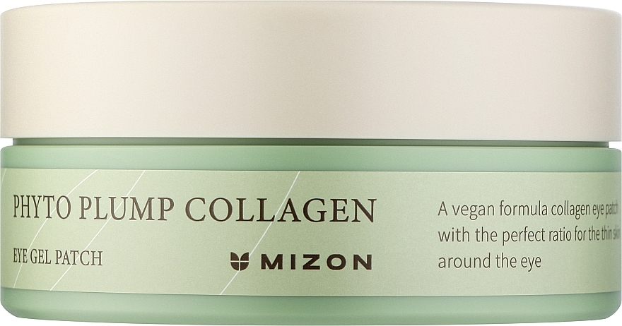Патчі для шкіри навколо очей з фітоколагеном - Mizon Phyto Plump Collagen Eye Gel Patches — фото N1