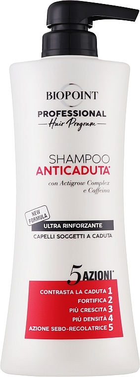 Шампунь проти випадіння волосся - Biopoint Anticaduta Shampoo — фото N1