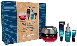 Духи, Парфюмерия, косметика Набор - Biotherm Blue Therapy Red Algae Uplift Set (cr/50ml + night/cr/15ml + ser/10ml + elixir/7ml)