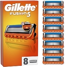Сменные кассеты для бритья, 8 шт. - Gillette Fusion5 — фото N1