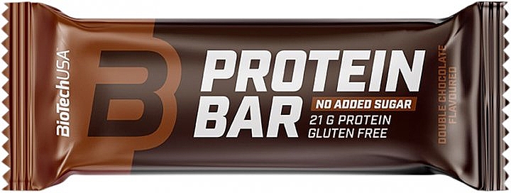 Протеїновий батончик "Подвійний шоколад" - BioTechUSA Protein Bar Double Chocolate — фото N1