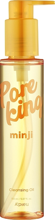 Очищувальна олія для обличчя - A'pieu Pore King Minji Cleansing Oil — фото N3