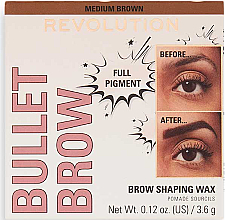 Віск для брів - Makeup Revolution Bullet Brow Shaping Wax — фото N2