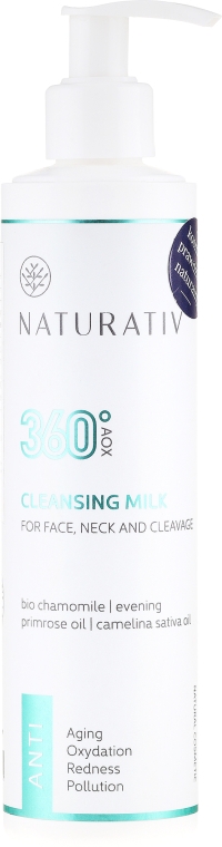 Naturativ 360° AOX Cleasing Milk - Naturativ 360° AOX Cleasing Milk — фото N1