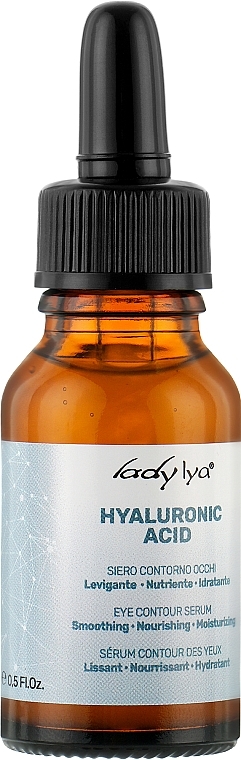 Сироватка для повік зволожувальна з гіалуроновою кислотою - Lady Lya Hyaluronic Acid Serum — фото N1