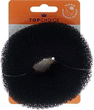 Валик для зачіски 20414, чорний, розмір L - Top Choice — фото N2