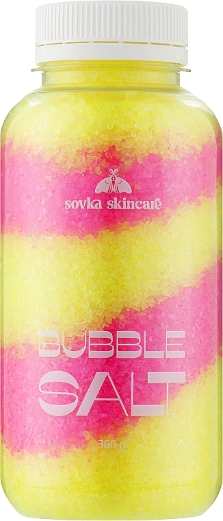 Сіль-піна для ванни "Кохання це..." - Sovka Skincare Bubble Salt Love is... — фото N1