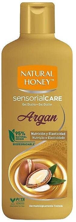 Гель для душа - Natural Honey Sensorial Care Argan Shover Gel — фото N1