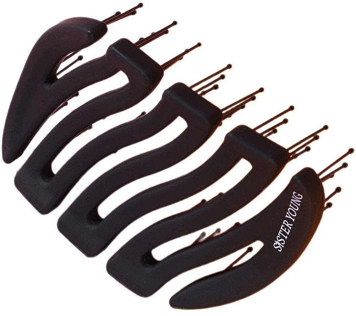 Щітка для волосся "Mila Black Nv" - Sister Young Pocket Hair Brush — фото N2