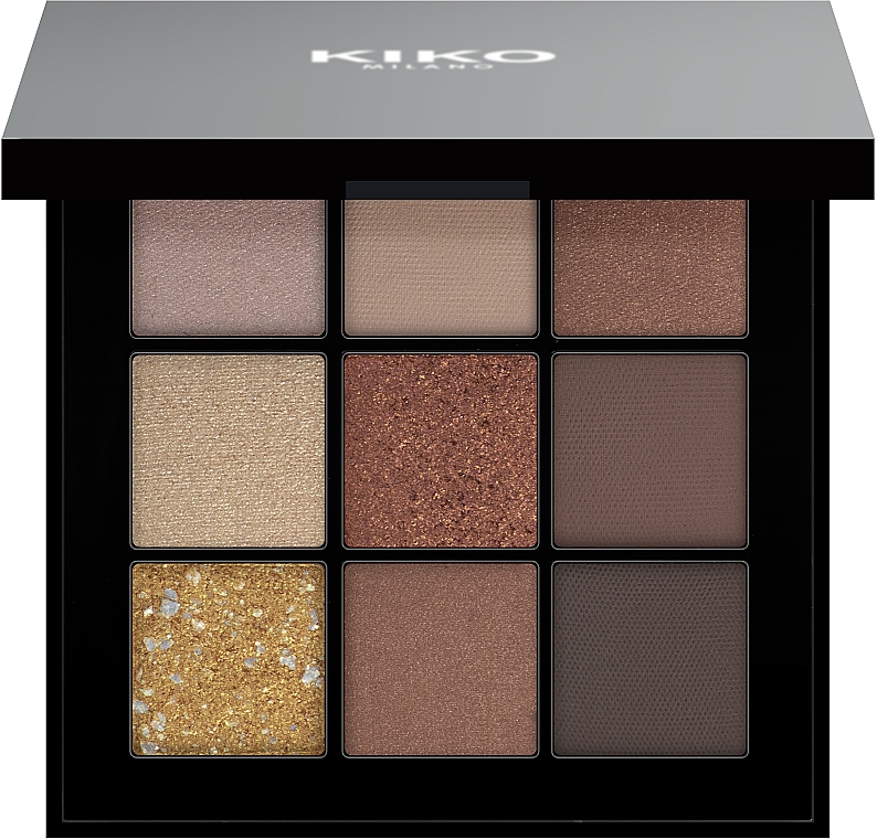 Палетка теней - Kiko Milano Glamour Multi Finish Eyeshadow Palette — фото N1