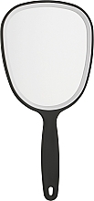 Зеркало с ручкой 28х13 см, серое - Titania — фото N1
