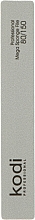 Духи, Парфюмерия, косметика Баф для ногтей "Прямоугольный" 80/150, серый - Kodi Professional