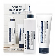 Парфумерія, косметика Набір - Dr. Ceuracle Scalp DX Hair Rescue Duo Set (h/shm/500ml + h/mask/200ml)