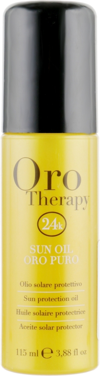 Масло для защиты волос от солнца - Fanola Oro Therapy Sun Protecting Oil