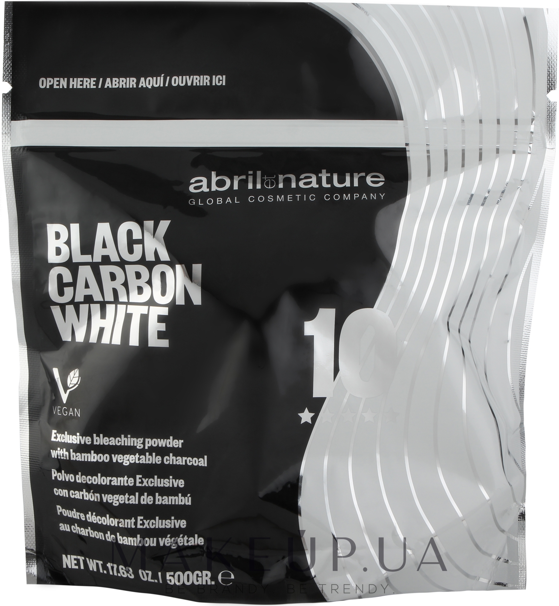 Осветляющий порошок - Abril et Nature Black Carbon White — фото 500g