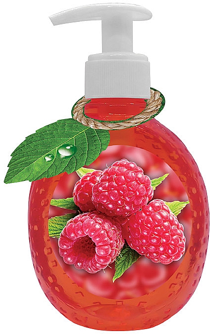 Жидкое мыло «Малина» - Lara Fruit Liquid Soap — фото N1
