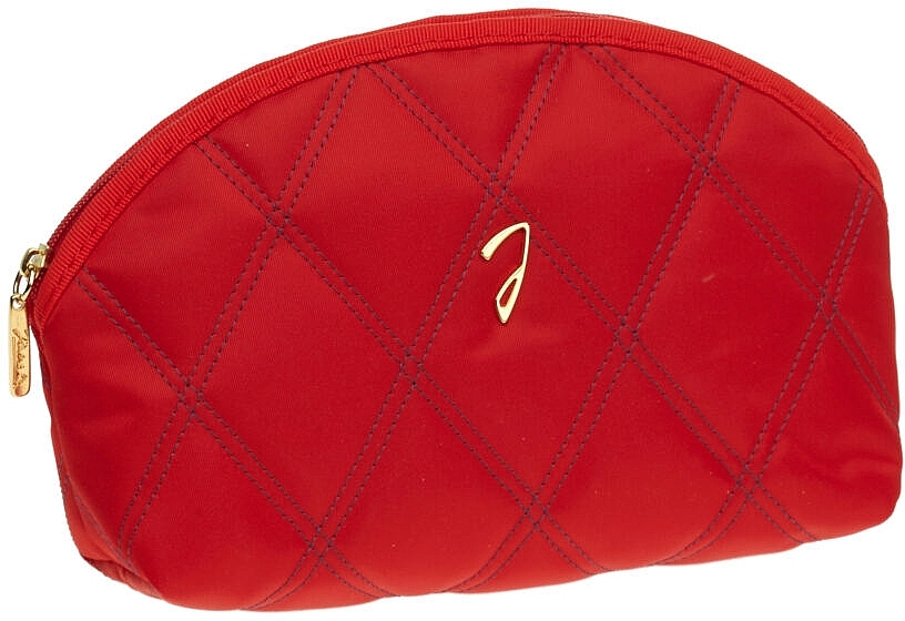 Косметичка жіноча, червона - Janeke Small Quilted Red Pouch Empty Cod — фото N1