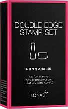 Двосторонній штамп для стемпінгу і скрапер - Konad Double Edge — фото N2