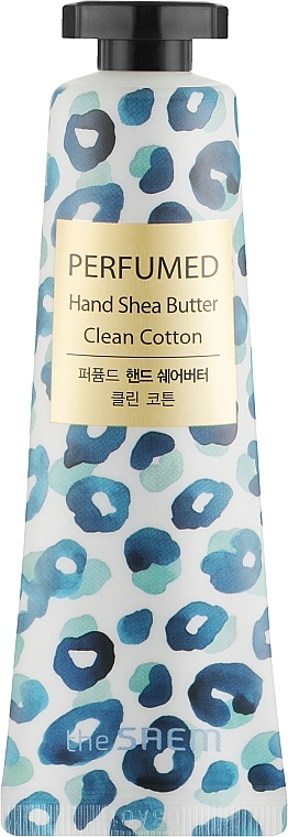 Питательный крем для рук "Хлопок" - The Saem Perfumed Clean Cotton Hand Shea Butter — фото N1