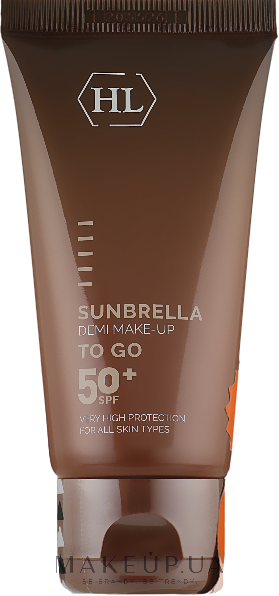 Сонцезахисний крем з тоном - Holy Land Cosmetics Sunbrella SPF 50+ Demi Make Up To Go — фото 50ml