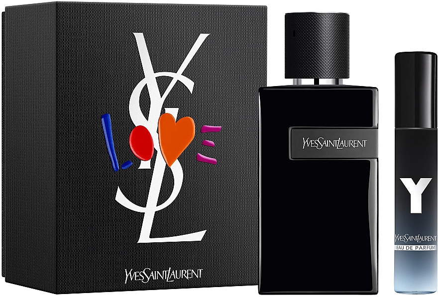 Yves Saint Laurent Y Le Parfum - Набор (edp/10ml + parfume/100ml) — фото N1