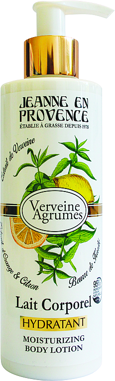 Молочко для тіла "Вербена та цитрус" - Jeanne en Provence Verveine Verbena Citrus Moisturising Body Lotion — фото N1