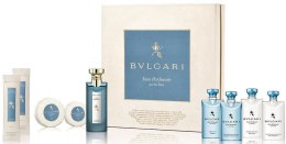 Духи, Парфюмерия, косметика Bvlgari Eau Parfumee au The Bleu - Набор (edc/75ml + shm/75ml + sh/gel/75ml + cond/75ml + b/lot/75ml + soap/75g + soap/50g + wipe/2x12g)