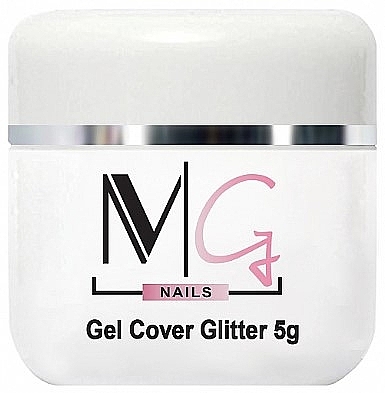 Гель камуфлирующий для наращивания - MG Nails Gel Cover Glitter — фото N1