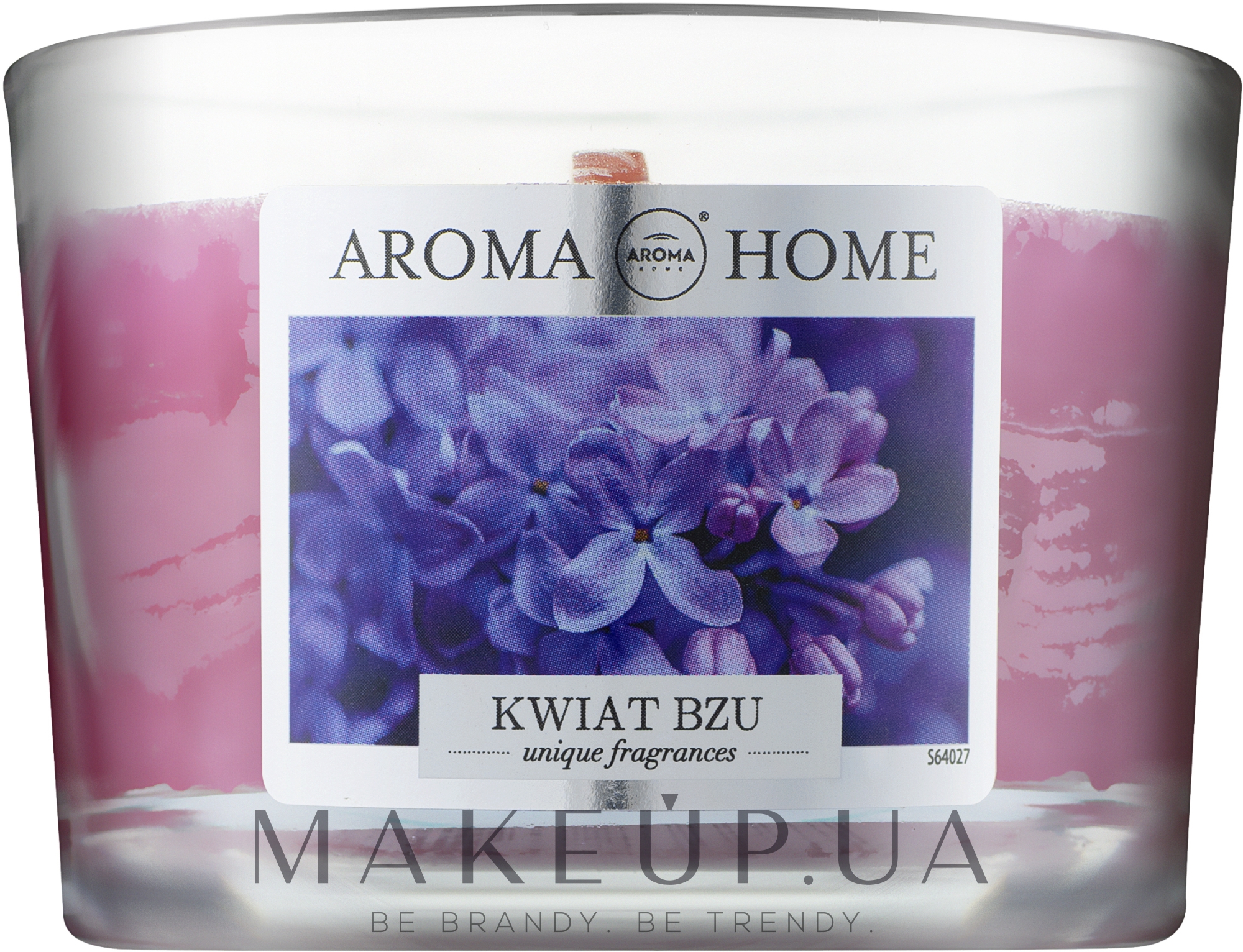 Aroma Home Unique Fragrance Lilac - Ароматична свічка — фото 115g