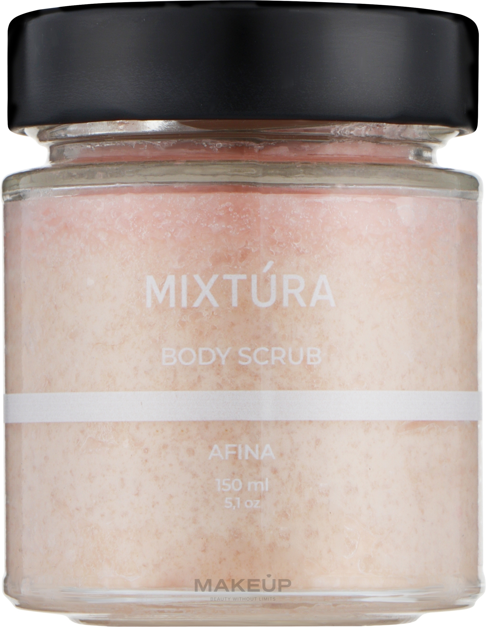 Гранатово-лаймовый освежающий скраб для тела с эллаговой кислотой "Afina" - Mixtura Body Scrub Afina  — фото 150ml