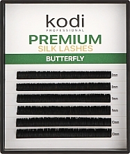 Накладні вії Butterfly Green D 0.15 (6 рядів: 8/9/10) - Kodi Professional — фото N1