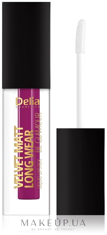 Жидкая матовая помада - Delia Velvet Matt Long Wear Be Glamour Liquid Lipstick — фото 106 - Get It Butelka