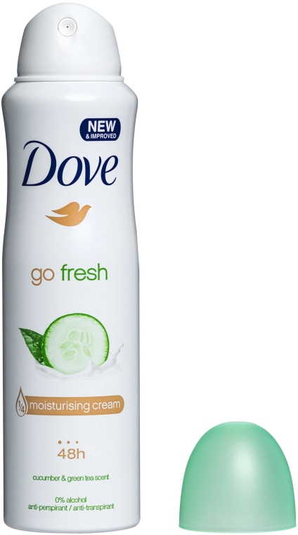 Дезодорант "Прикосновение свежести" - Dove Go Fresh Cucumber & Green Tea Scent Antiperspirant Deodorant — фото N6