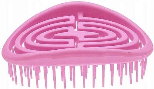 Овальная щетка для выпрямления волос, розовая - Beautifly Brush — фото N1