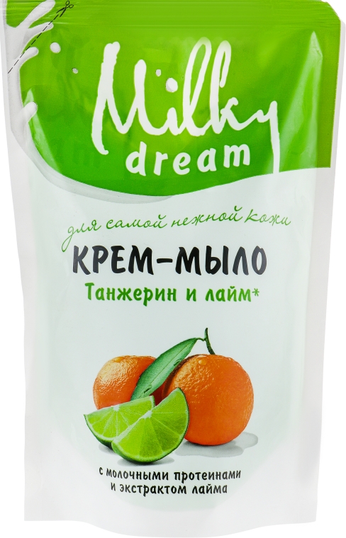 Жидкое мыло "Танжерин и лайм" (дой-пак) - Milky Dream — фото N2