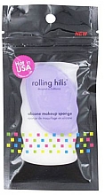 Спонж силиконовый, фиолетовый - Rolling Hills Silicone Makeup Sponge Purple — фото N1