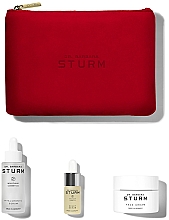 Духи, Парфюмерия, косметика Набор - Dr. Barbara Sturm The Edit Kit (cr/30ml + serum/10ml + lip/balm/12g + bag)