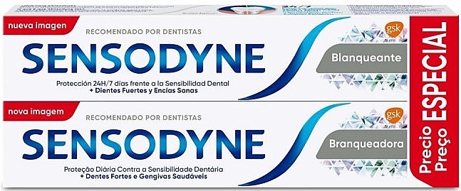 Набор - Sensodyne Whitening Toothpaste (toothpaste/2х75ml) — фото N1