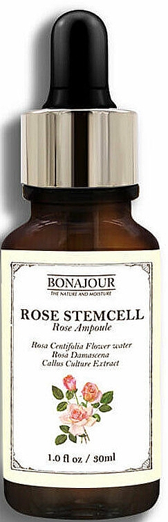 Ампула для ухода за лицом - Bonajour Rose Stemcell Ampoule — фото N1