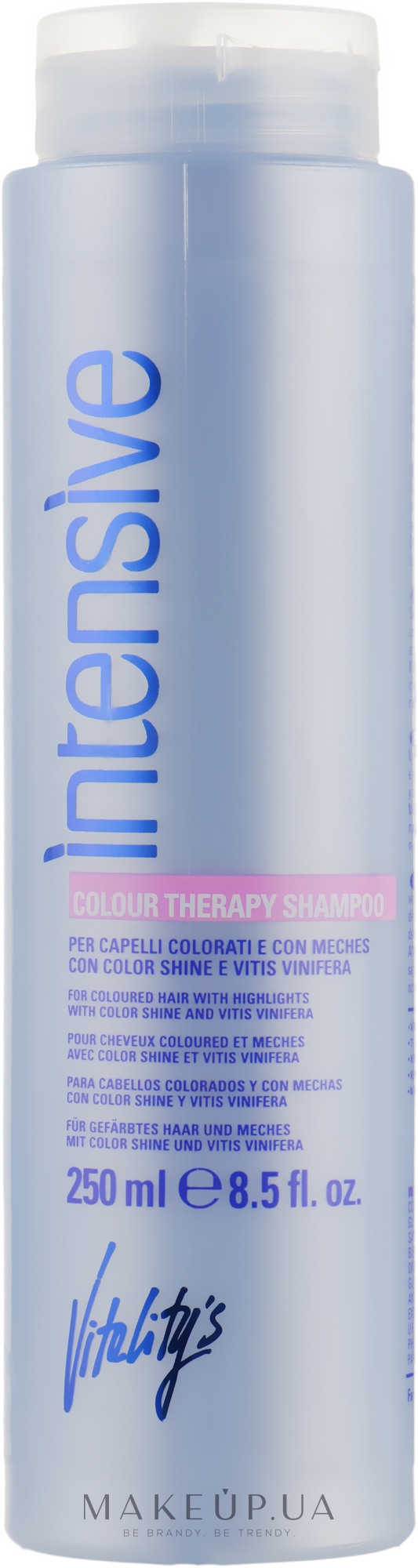 Шампунь для фарбованого волосся - vitality's Intensive Color Therapy Shampoo — фото 250ml