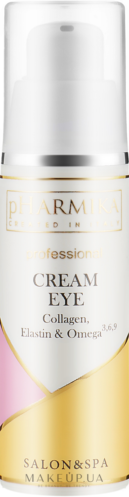 Крем для очей з колагеном, еластином і омегою - pHarmika Cream Eye Collagen, Elastin & Omega — фото 30ml