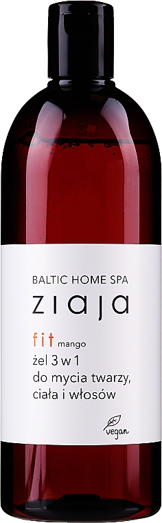 Универсальный гель для мытья лица, тела и волос "Манго" - Ziaja Baltic Home Spa Gel Mango — фото N1