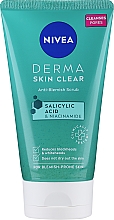 Скраб проти недоліків для обличчя й тіла - NIVEA Derma Skin Clear Anti-Blemish Scrub — фото N1