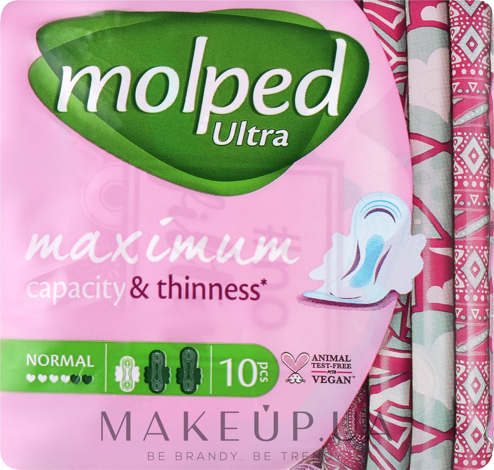 Гігієнічні прокладки Ultra Normal, 10 шт - Molped — фото 10шт