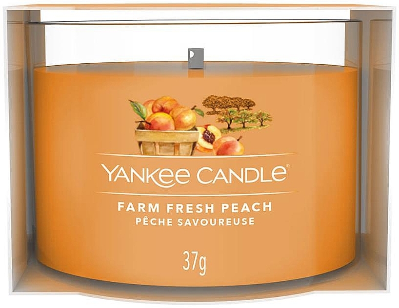 Ароматическая свеча в стакане мини - Yankee Candle Farm Fresh Peach Mini — фото N1