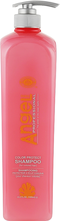 Шампунь для окрашенных волос "Защита цвета" - Angel Professional Paris Color Protect Shampoo — фото N3