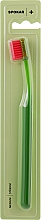 Зубная щетка "Plus", средней жесткости, зеленая - Spokar Plus — фото N1