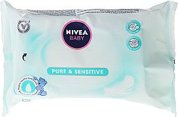 Духи, Парфюмерия, косметика Влажные салфетки детские - NIVEA Baby Pure & Sensitive Cleansing Wipes