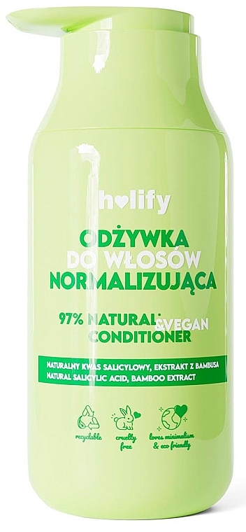 Нормалізувальний кондиціонер для жирного волосся - Holify Normalizing Conditioner For Oily Hair — фото N1