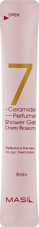 Гель для душу з ароматом квітучої вишні - Masil 7 Ceramide Perfume Shower Gel Cherry Blossom (пробник) — фото N1